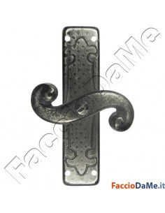 Maniglie Cremonesi per Porte e Finestre Serie Dolomite in Ferro Nero Sfumato 2