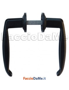 Maniglia Maniglie per Cancelli con Viti in Lega con Finitura Cromata e Nera 2