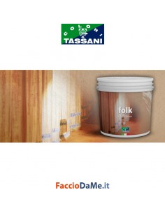 Effetto Decorativo Tassani FOLK Micrometallico Finitura ad Acqua Vari Colori 1 litro
