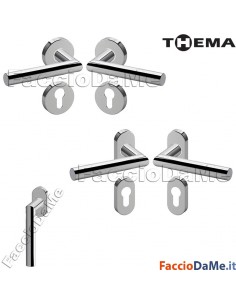 Maniglie Cremonesi per Porte e Finestre Serie MIAMI Thema Acciaio Inox Satinato