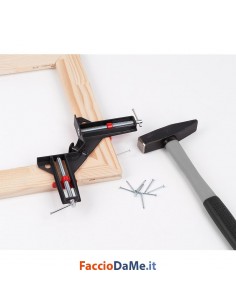 Morsa Morsetto ad Angolo in Alluminio per Cornici Apertura 75mm Lunghezza 225mm 2