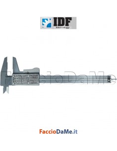 Calibro Ventesimale a Corsoio Composto a Pulsante 4 funzioni 150x40mm Idf 2