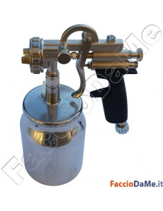 Aerografo Spray Gun Asturo Serie IM 260 1000cc Serbatoio Inferiore Ugello a Scelta