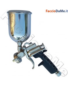 Aerografo Spray Gun Asturo Serie OM 266 500cc Serbatoio Superiore Ugello a Scelta