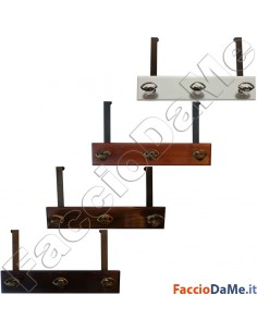 Appendiabiti Tulipano da Porta a Porta Senza Forare Infissi Legno e PVC