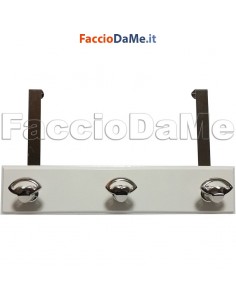Appendiabiti Tulipano da Porta a Porta Senza Forare Infissi Legno e PVC 2