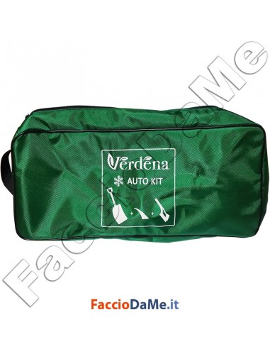 Set Kit Auto Pala Spazzola Paletta Spazzaneve con Borsa con Manico Verdena