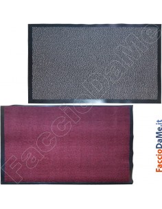 Tappetto Zerbino Asciugapassi con Fondo in PVC Paris Varie Misure e Colori