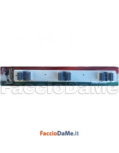 Portascopa Portascope Appendiscopa Scopì da Muro in Inox Flessibile 3 posti