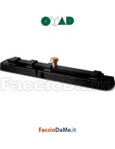 Catenaccio Orizzontale Trasversale Modello Smarty 7530-N in Acciaio Nero Omad 2