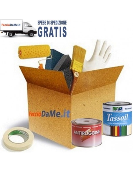 Kit Rinnovare Ferro e Legno con Smalto Sintetico - SPEDIZIONE GRATUITA