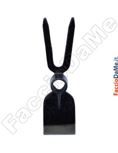 Zappa Zappetta Zappino Forgiata Quadro + Bidente Doppia 260mm per Agricoltura Orto