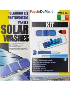 Set Kit per la Pulizia dei Pannelli Solari Fotovoltaici Solar Washes 2012