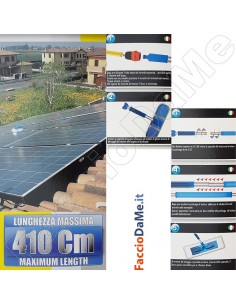 Set Kit per la Pulizia dei Pannelli Solari Fotovoltaici Solar Washes 2012 2