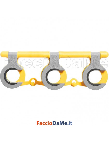 Appenditutto per Scope Squizzo Gancio a 3 Posti in Gomma Antiscivolo Apex 50901