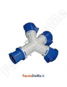 Adattatore Distributore Tripla a 3 Prese CEE IP44 e IP67 a 3 Poli Brennenstuhl 2