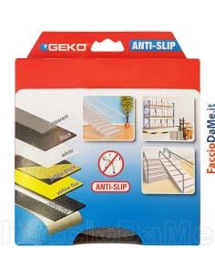 Nastro Antiscivolo per Superfici Scivolose per Esterno e Interno Geko Antislip