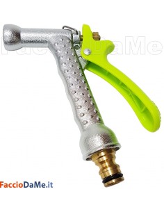Pistola Lancia per Irrigazione in Metallo Cromato Attacco Rapido Ottone 476B Colortap 2