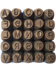 Punzoni in Acciaio Lettere 5 6 8 10 mm Alta Qualità Professionale