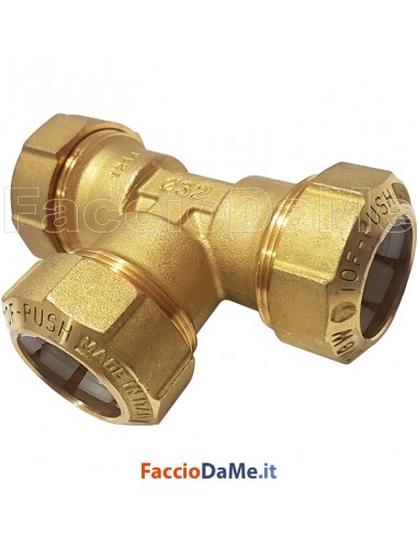 Giunti Giunto Raccordi Ottone Raccordo TOF-T GAS TOF-T PE a T Serie TOF-PUSH