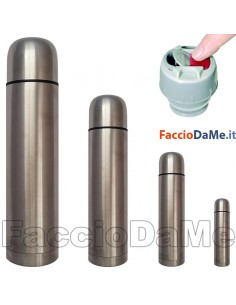Contenitore Termico Thermos per Bevande Calde e Fredde in Acciaio Inox Ilsa 1116