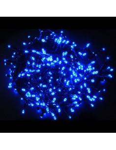 Luci di Natale a 96 Led Blu per Uso Interno ed Esterno con Trasformatore