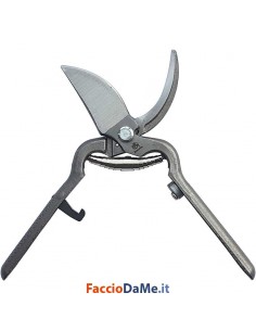 Forbice da Vigna Professionale in Acciaio Forgiato Spalla Nera 25cm Ausonia 31201