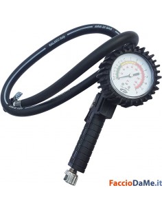 Pistola Aria di Gonfiaggio Corpo in Nylon Lunghezza Tubo 80 cm Asturo PG-S 50106