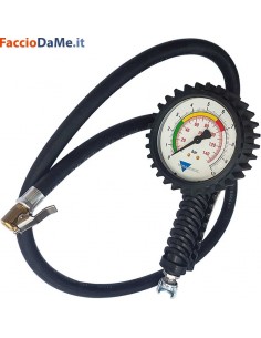 Pistola Aria di Gonfiaggio Corpo in Ottone Lunghezza Tubo 100 cm Asturo PG PRO 50182