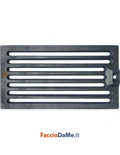 Griglia Griglie Ghisa per Stufa Cucina 3.5 e 4.5 Colore Antracite 27,5x15 cm