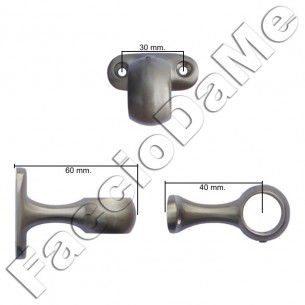 Supporti in Acciaio Inox per Tende da Parete o da Soffitto 3 Modelli Diversi a Scelta 2