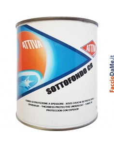 Attiva Marine Sottofondo CR Fondo di Protezione a Spessore Rosso Metallizzato