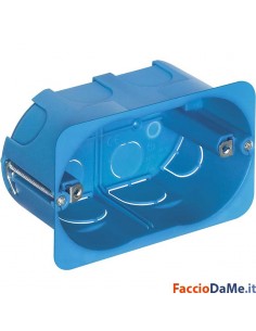 Scatola Rettangolare da Incasso per Cartongesso con 3 Moduli Vimar Idea V71703