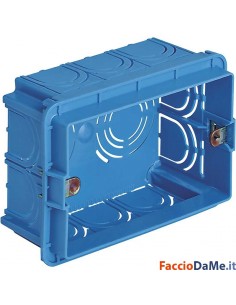 Scatola Rettangolare da Incasso per Pareti con 3 Moduli Vimar Idea V71303