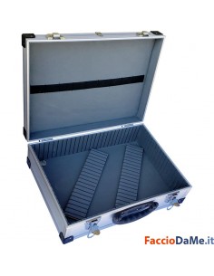Valigia Valigetta Porta Utensili in Alluminio con Serratura 425x305x125 Mistral - SPEDIZIONE GRATUITA 2