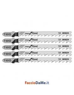 Lama Lame per Seghetto Alternativo Plastica Legno Bosch T101A T101B T101D 2