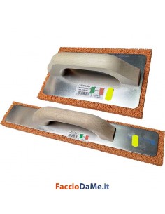 Frattazzo Laser con Gomma Spugna Dura per Intonaci Varie Misure Made in Italy