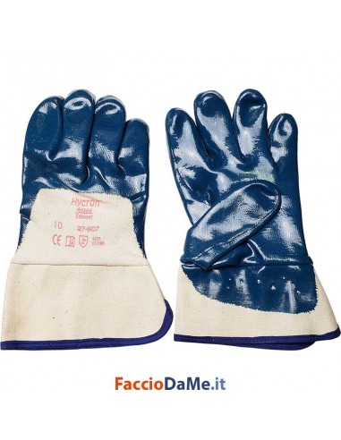 Guanti Guanto Impregnato NBR Interno in Cotone Dorso Areato Ansell Hycron 27607