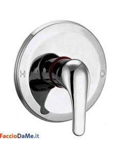 Miscelatore Rubinetto Monocomando Incasso Doccia Cromato Hydrall Delfina H235-D40