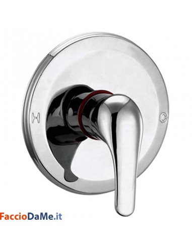 Miscelatore Rubinetto Monocomando Incasso Doccia Cromato Hydrall Delfina H235-D40