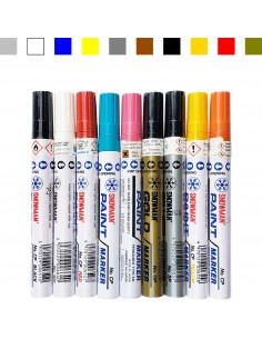 Pennarelli Marker Snowman Marcatore a Smalto Punta Standard Vari Colori Ullmann