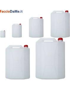 Tanica Taniche in Plastica 5-10-15-20-25-30 litri Uso Alimentare