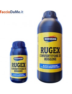 Rugex Attacca Converte la Ruggine e la Distrugge Elimina Toglie Atossico Rassasie