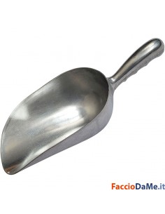 Sessola Sessole Paletta Tonda Alluminio per Alimenti Cereali Farine Caffè Varie Misure