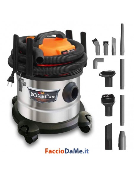 Aspiratore Professionale Auto Caravan Trucks Yachts 1400 watt Turbo Fire&Box CK8560