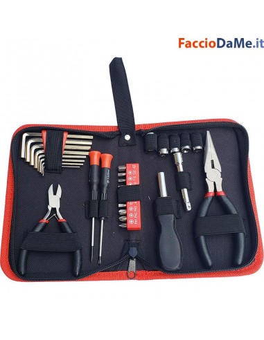 Assortimento Kit Set Inserti e Utensili di Precisione 1/4 29 pezzi LTI 64230500