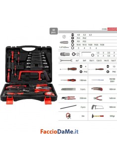 Valigetta Kit Set Inserti Utensili Manuali 50 pezzi LTI 64230400 2