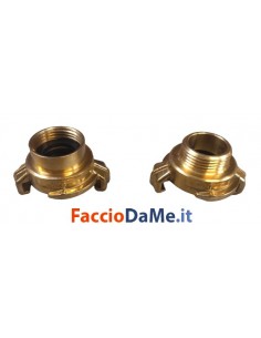 Raccordi rapidi femmina e maschio in ottone Colortap