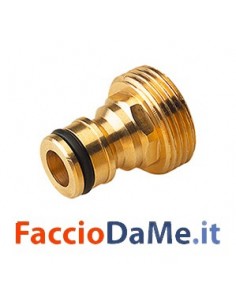 Adattatore Presa Rubinetto Maschio e Femmina in Ottone Varie Misure Colortap 2
