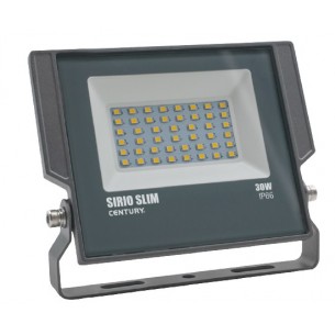 Faretto Faro Proiettore LED Sirio Slim IP66 Luce Bianca 20 30 50 Watt Century